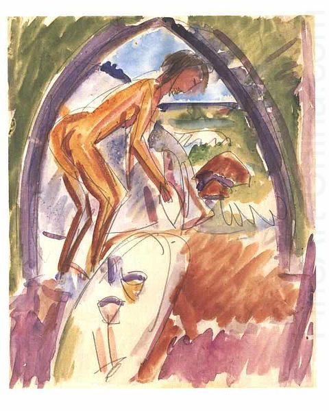 Female nudes, Ernst Ludwig Kirchner